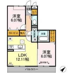 Ｋ－コーポの物件間取画像